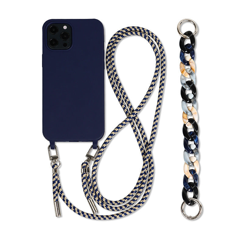 "Ava" - iPhone Crossbody Handyhülle mit Gliederkette