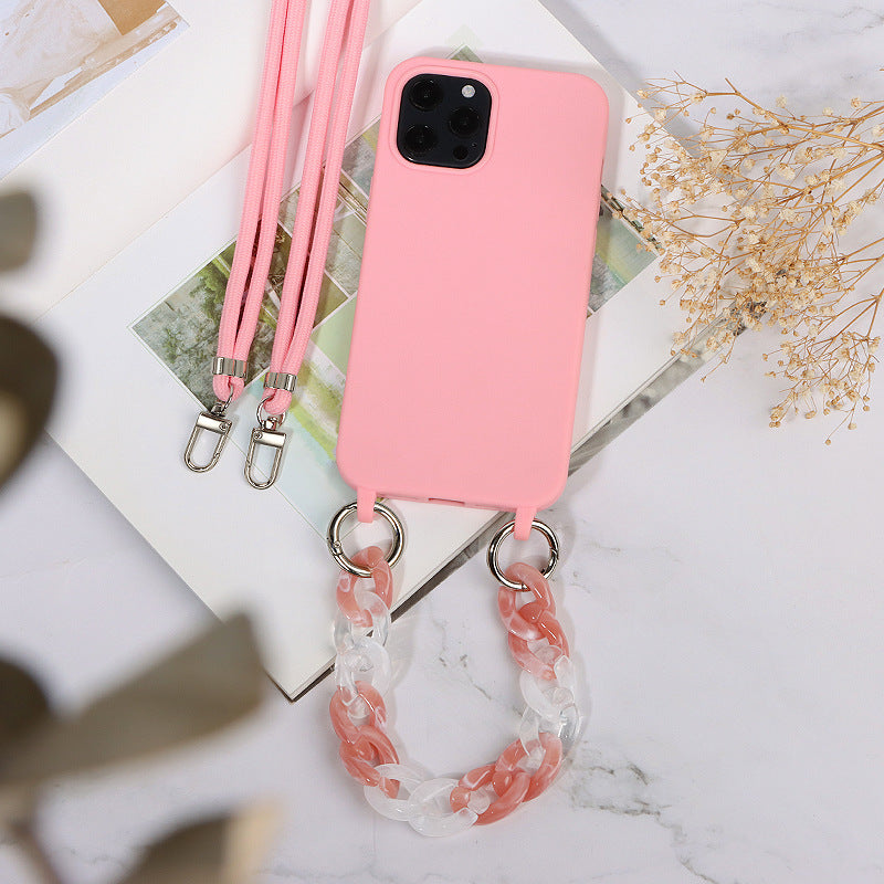 "Ava" - iPhone Crossbody Handyhülle mit Gliederkette