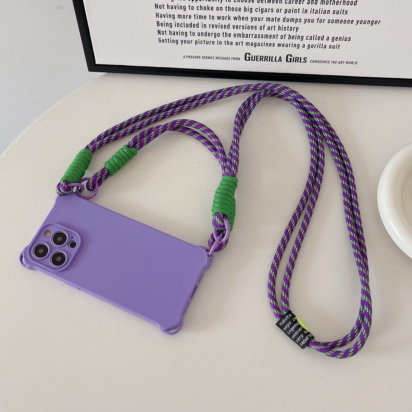 "4Ecki" - iPhone Crossbody Handyhülle