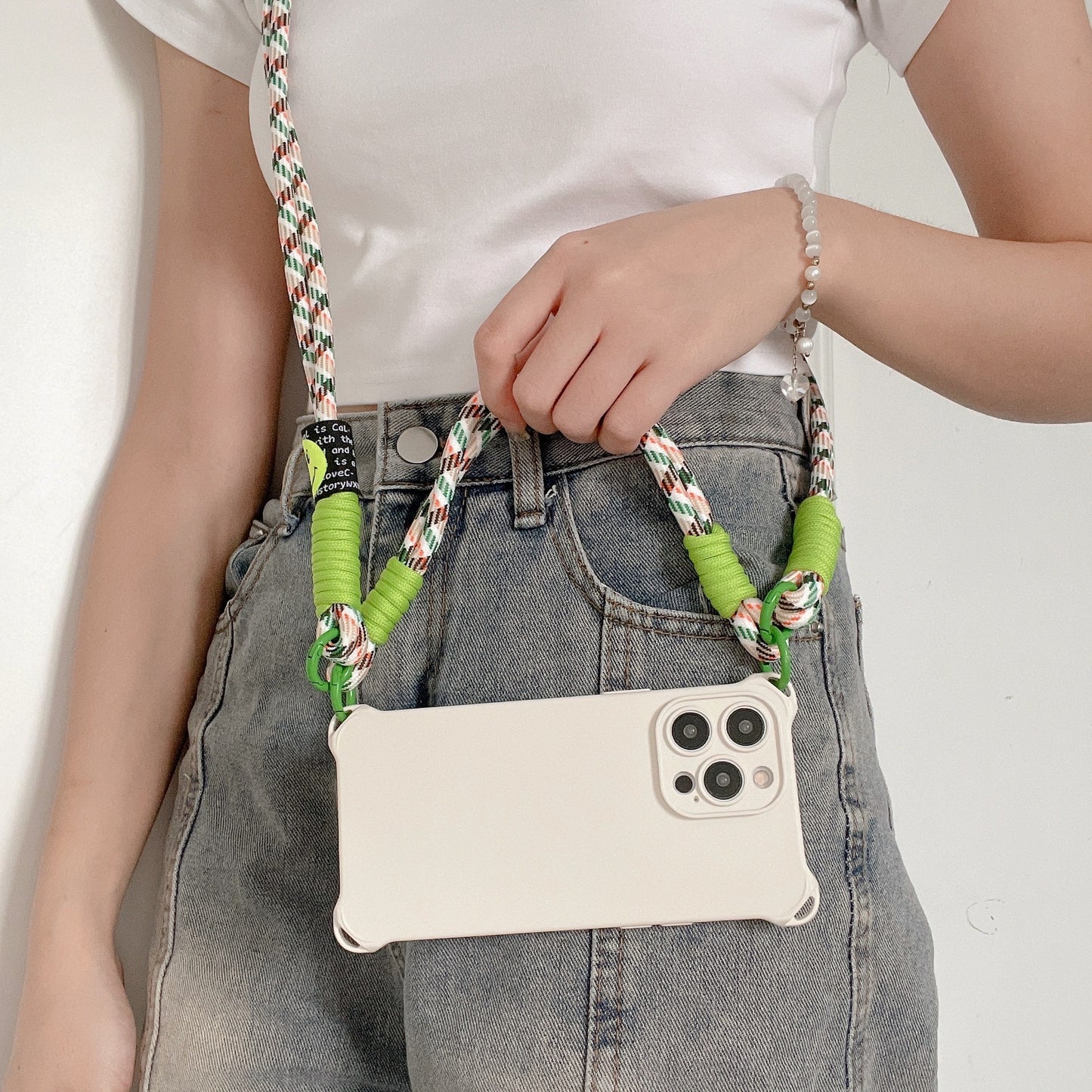 "4Ecki" - iPhone Crossbody Handyhülle