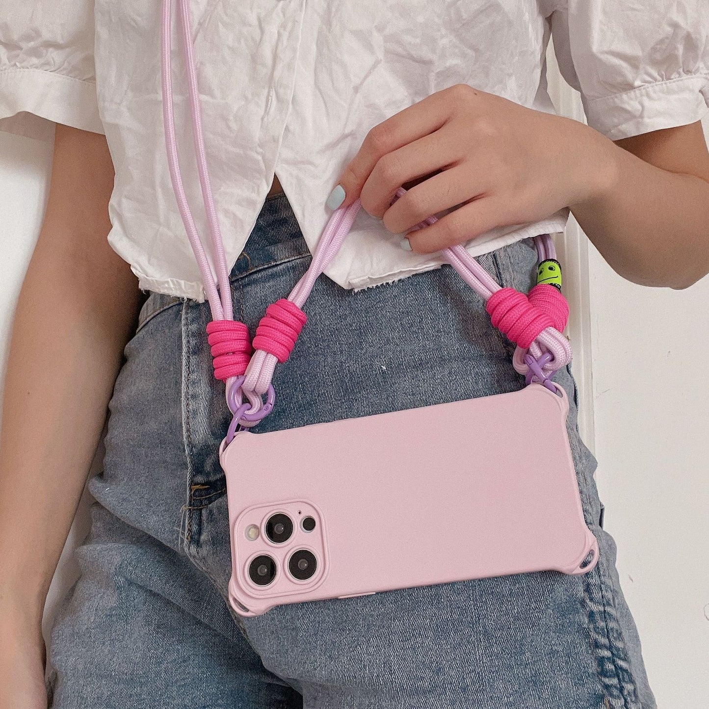 "4Ecki" - iPhone Crossbody Handyhülle