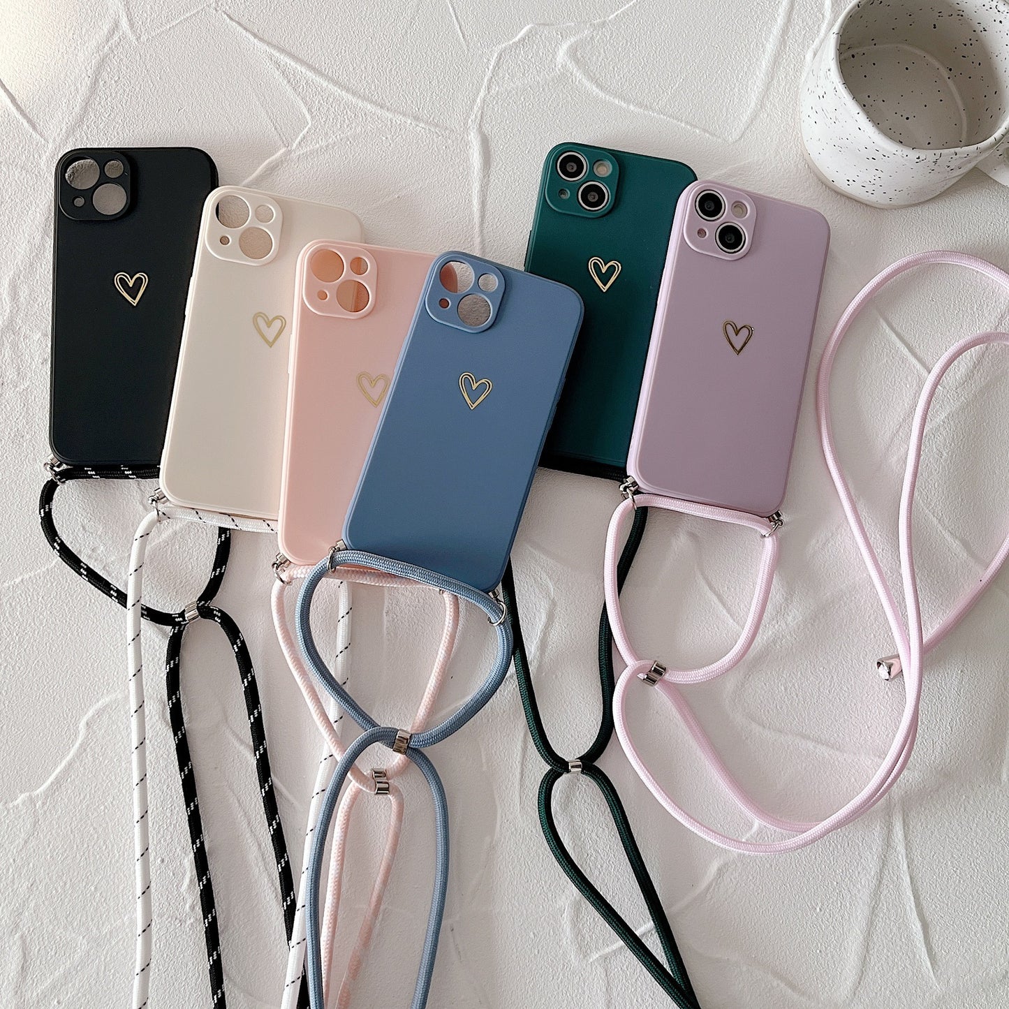 "Herzl" - iPhone Crossbody Handyhülle